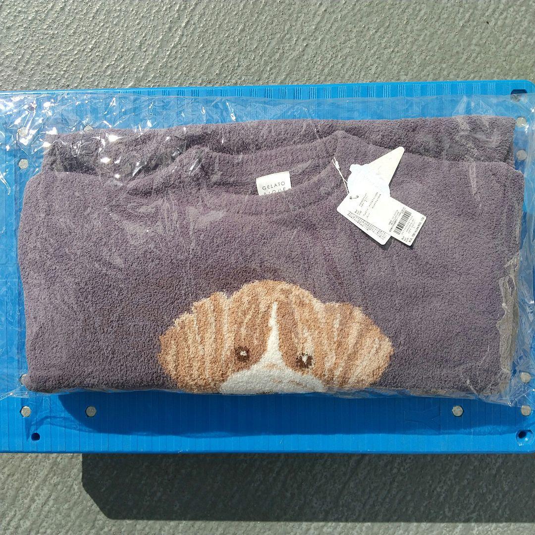 ジェラートピケ メレンゲDOG ジャガードミニワンピース＆リブレギンスセット