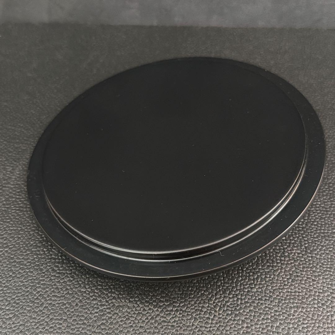 【美品】　江戸切子ガラス　瑠璃色 水指 / 茶道具 ふた、共箱付き　水差し