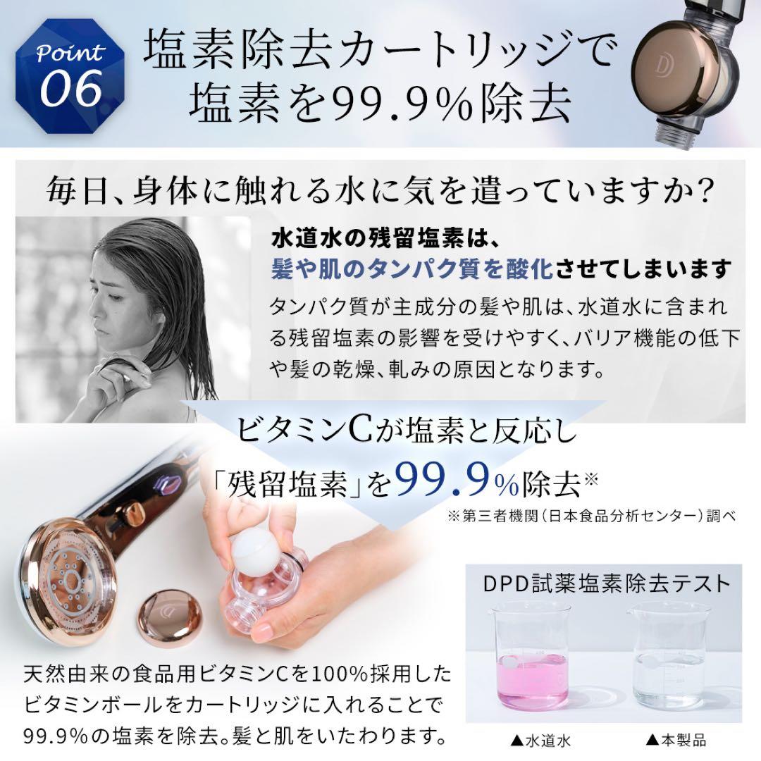 未使用・新品/ドクターエア/シャワーヘッド『クリスタルジュエル』BSH-01SV