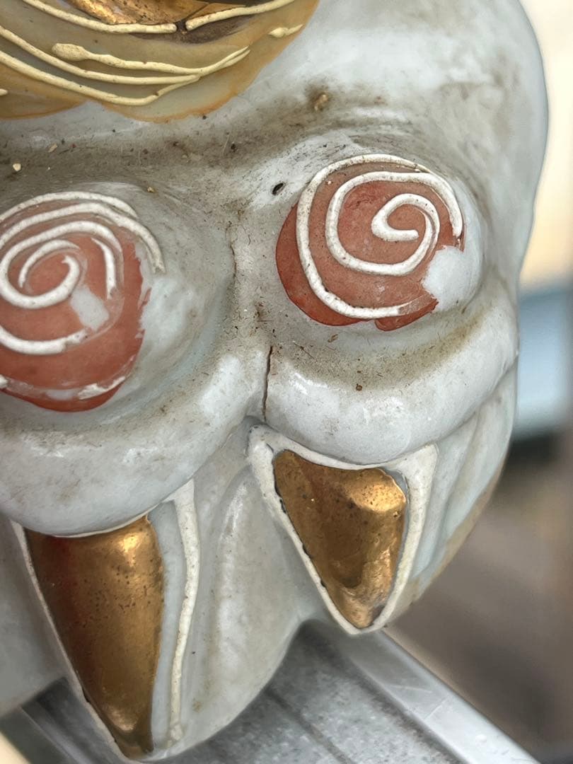 獅子の形状 陶器製装飾品