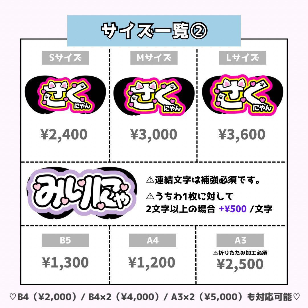 ハページ♡0126ネームボード うちわ文字 連結文字パネル オーダー