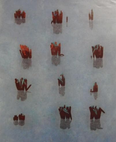 徳岡 神泉、刈田、大判、額装用・画版、日本製・新品額 額装付、状態良好