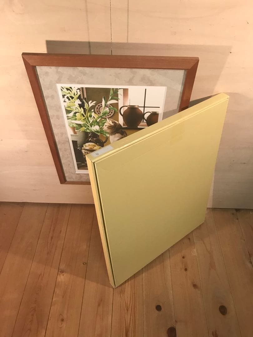 村松誠　「猫」　リトグラフ　直筆サイン・落款・エディション有り