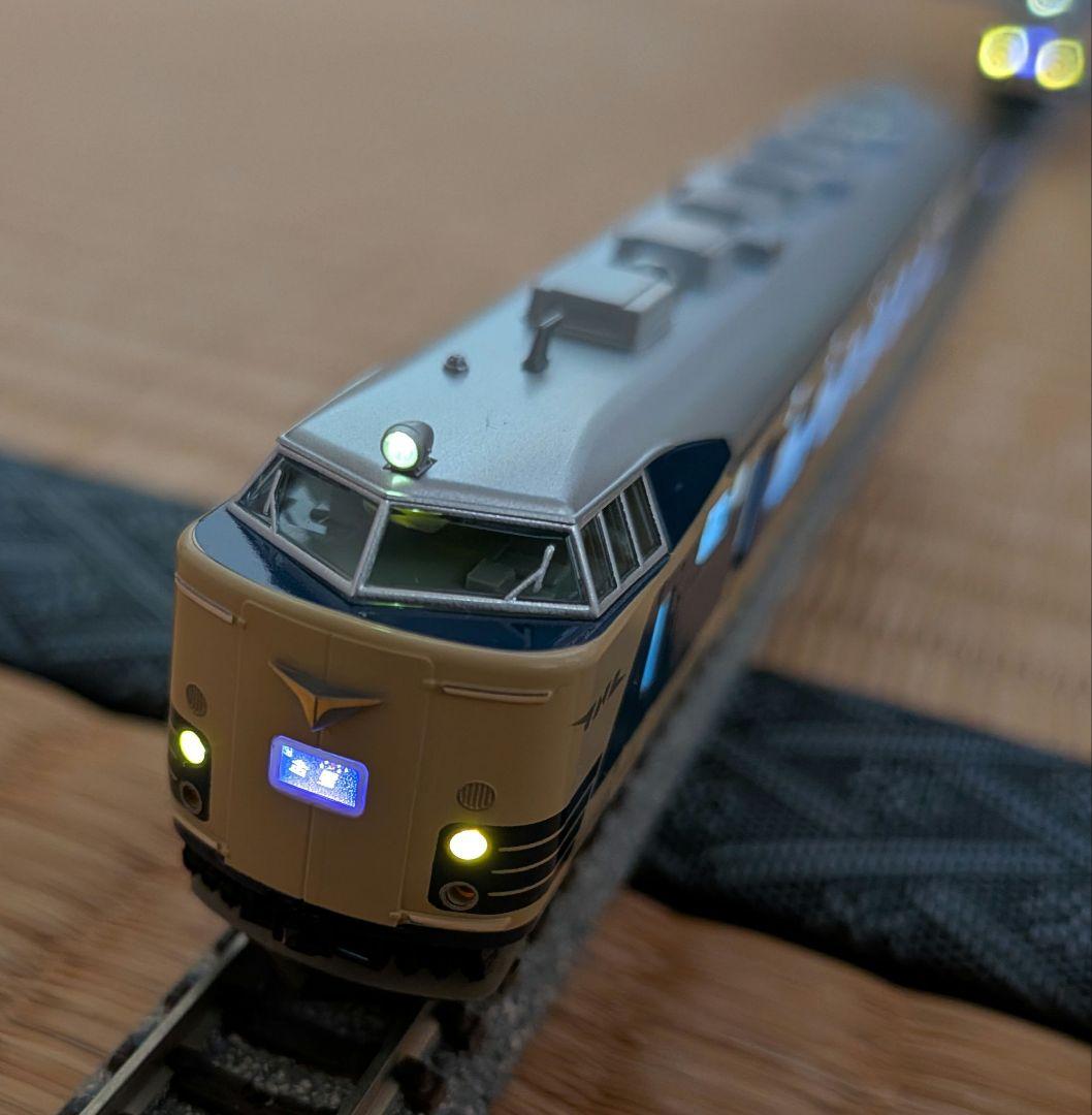 KATO【自作室内灯入り581/583系】10-1717等　計12両