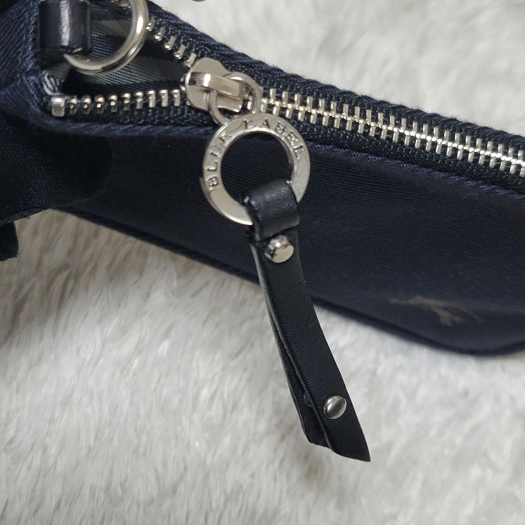 極美品✨バーバリーブルーレーベル リバーシブル ハンドバッグ ノバチェック 舟形