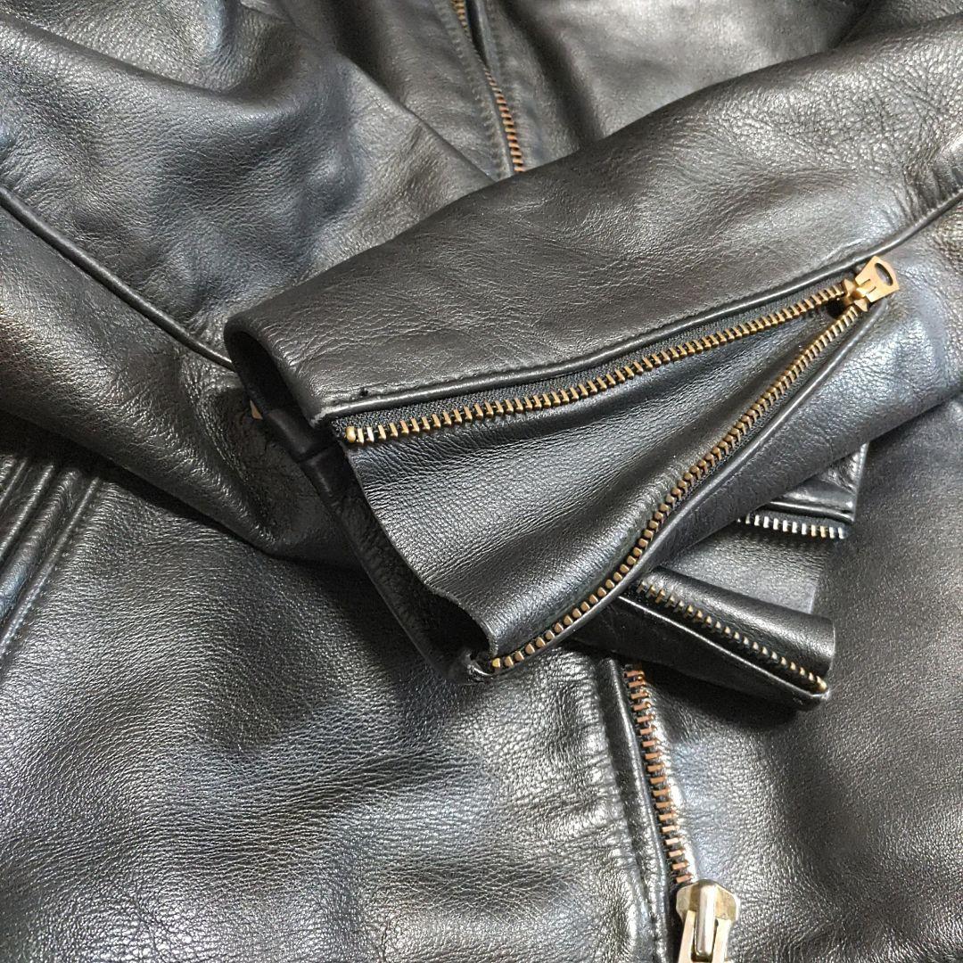 【40サイズ】VANSON シングルライダース　レザージャケット