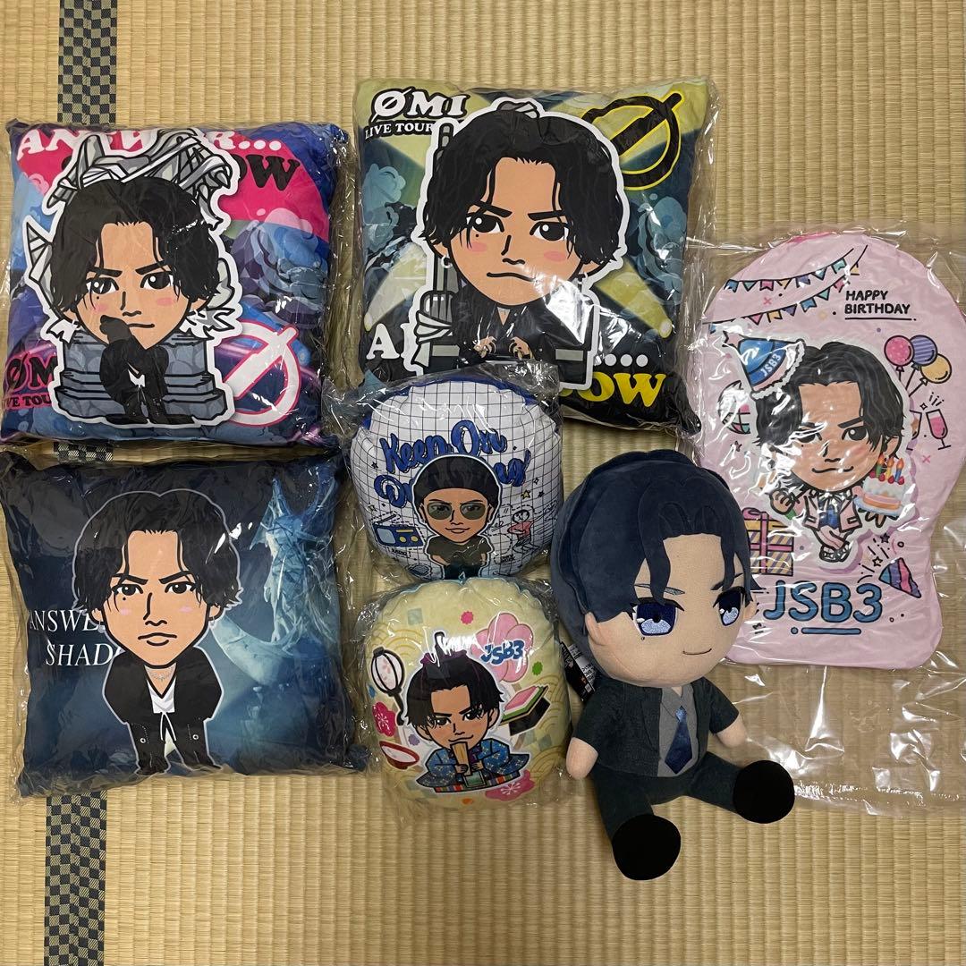 登坂広臣 BD クッション 缶バッジ クリアチャーム メタルキーホルダー