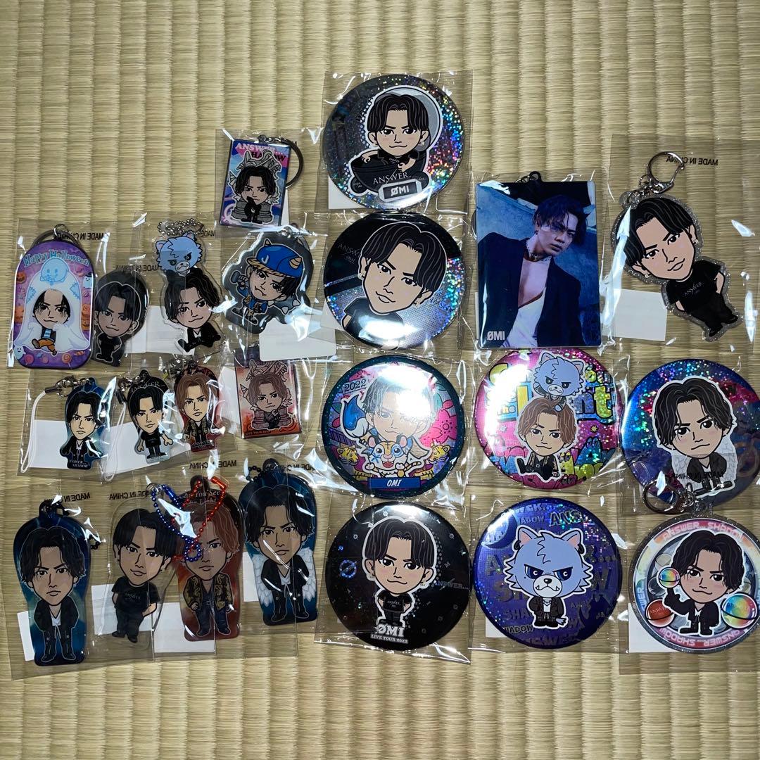 登坂広臣 BD クッション 缶バッジ クリアチャーム メタルキーホルダー