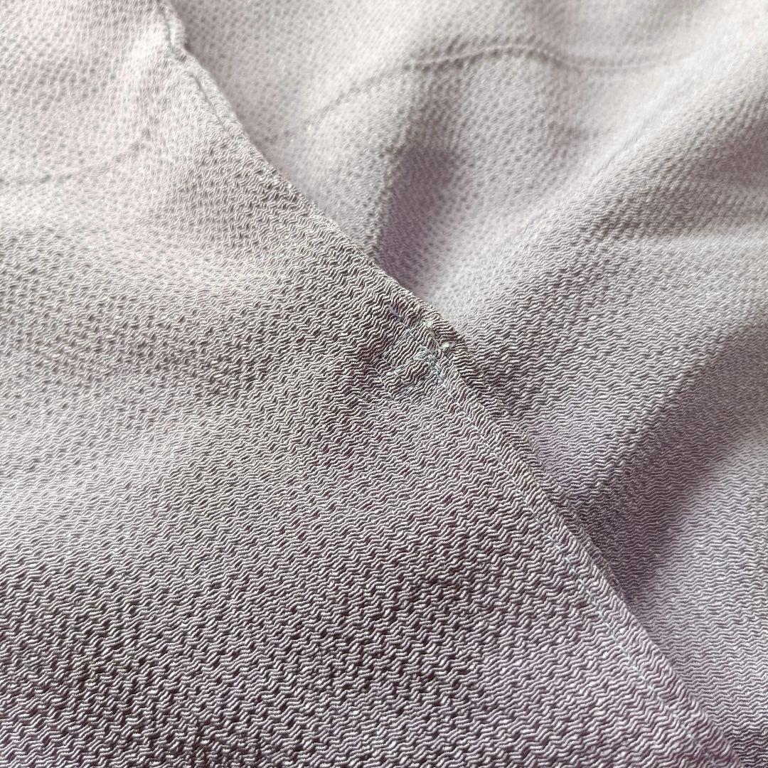 弓道　着物　袷　正絹　一つ紋