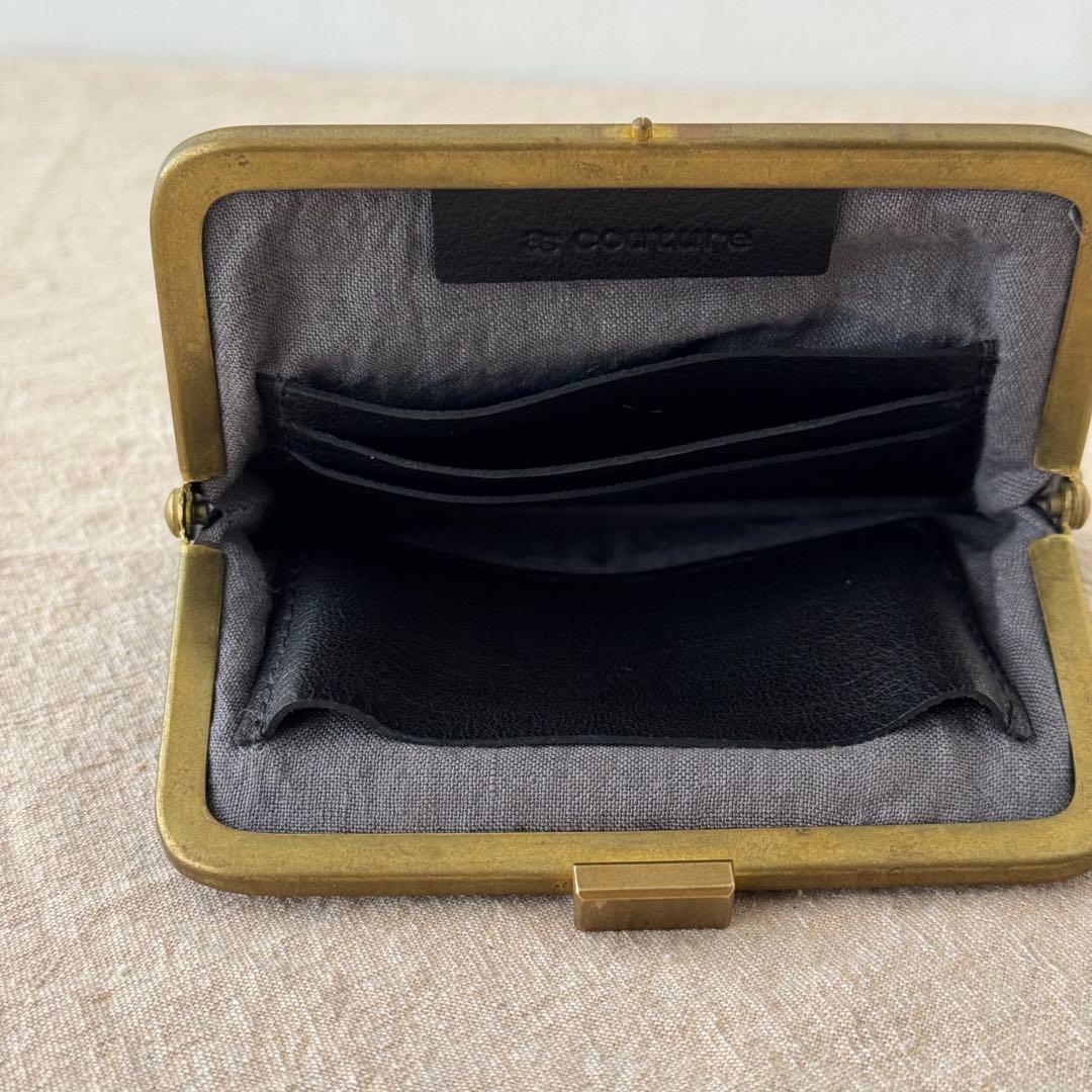 as couture アズ・クチュール 真鍮口金財布 Middle がま口財布