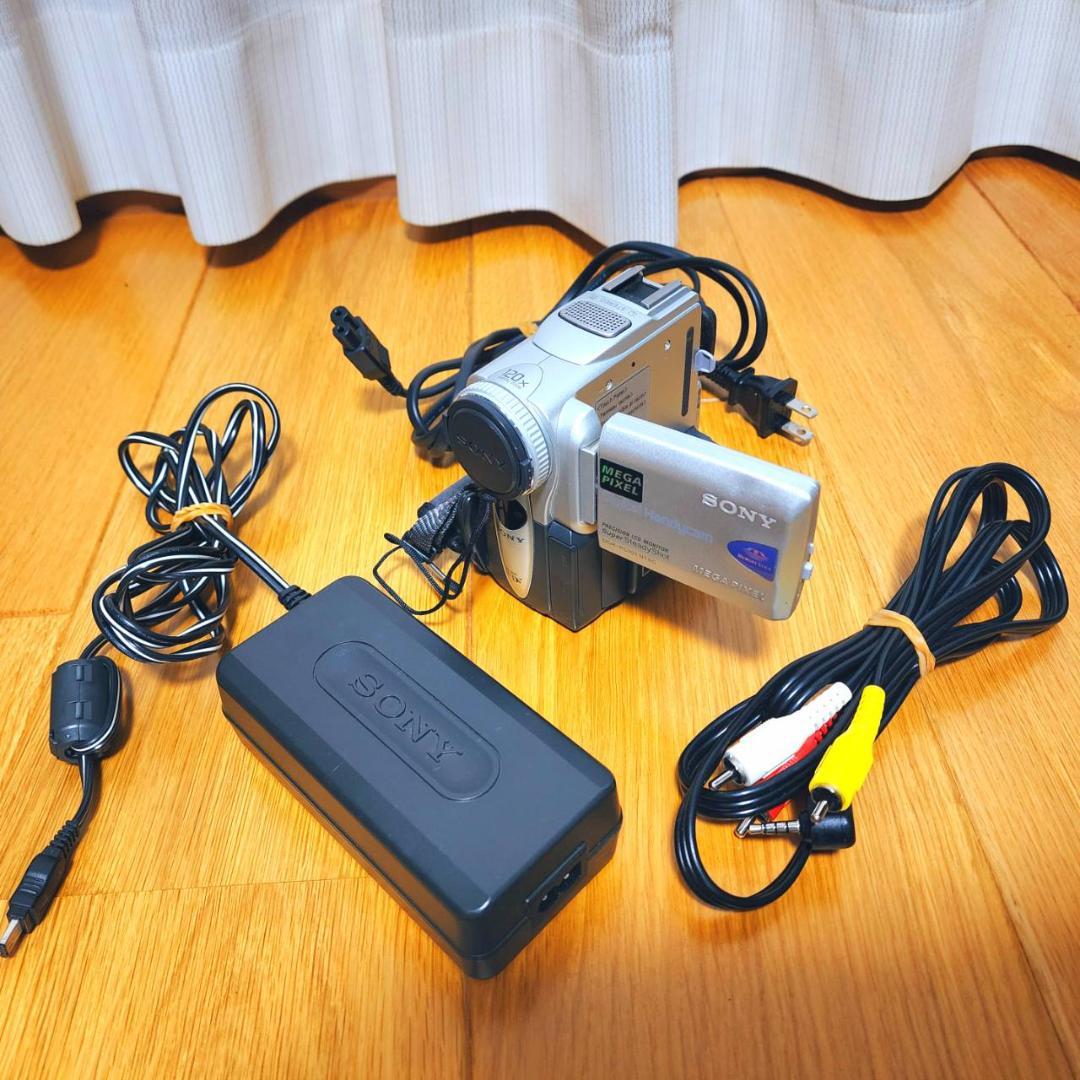 【動作確認済】SONY MiniDV 高画質 ビデオカメラ DCR-PC101