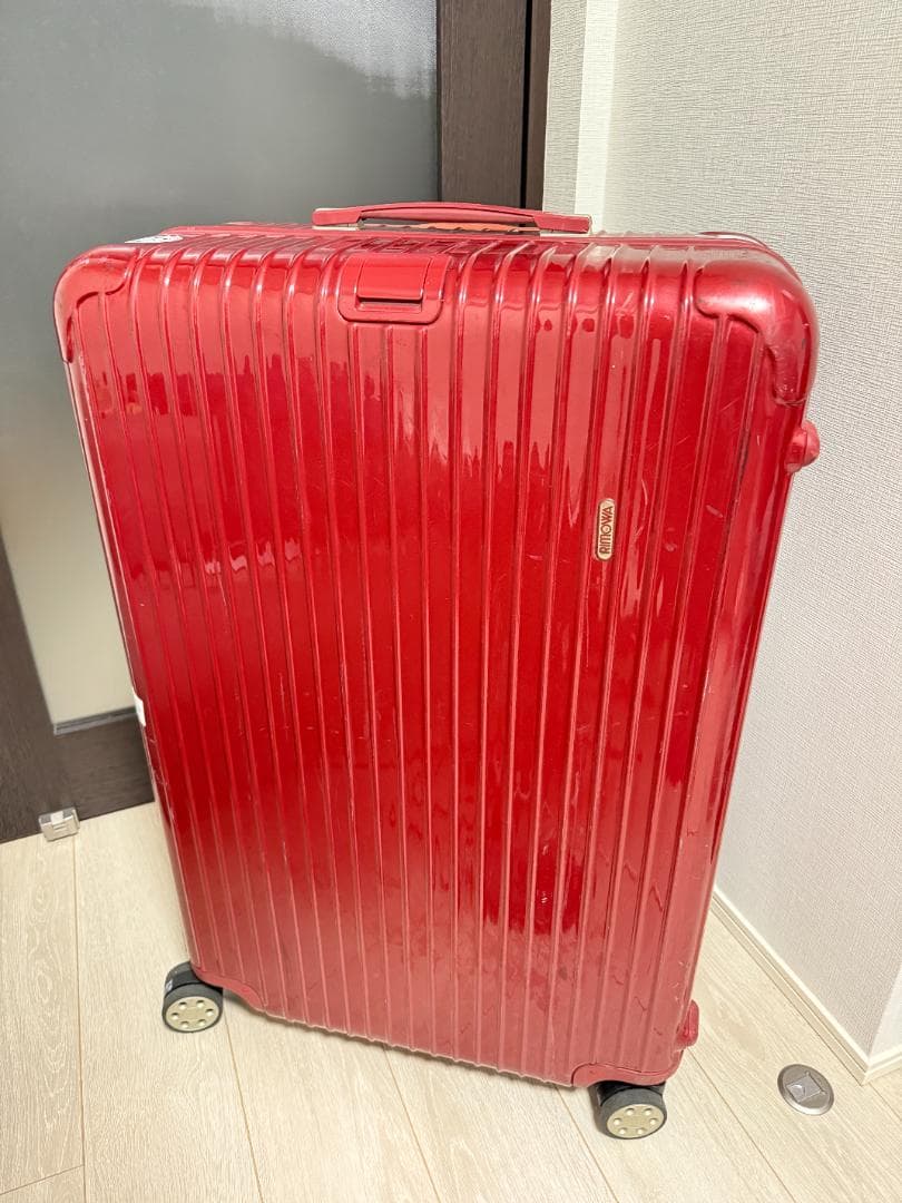 早い者勝ち リモワ キャリーケース赤 LLサイズ（RIMOWA）