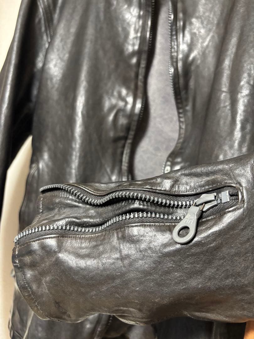 ISAMU KATAYAMA BACKLASH ベルギーショルダー　革ジャン