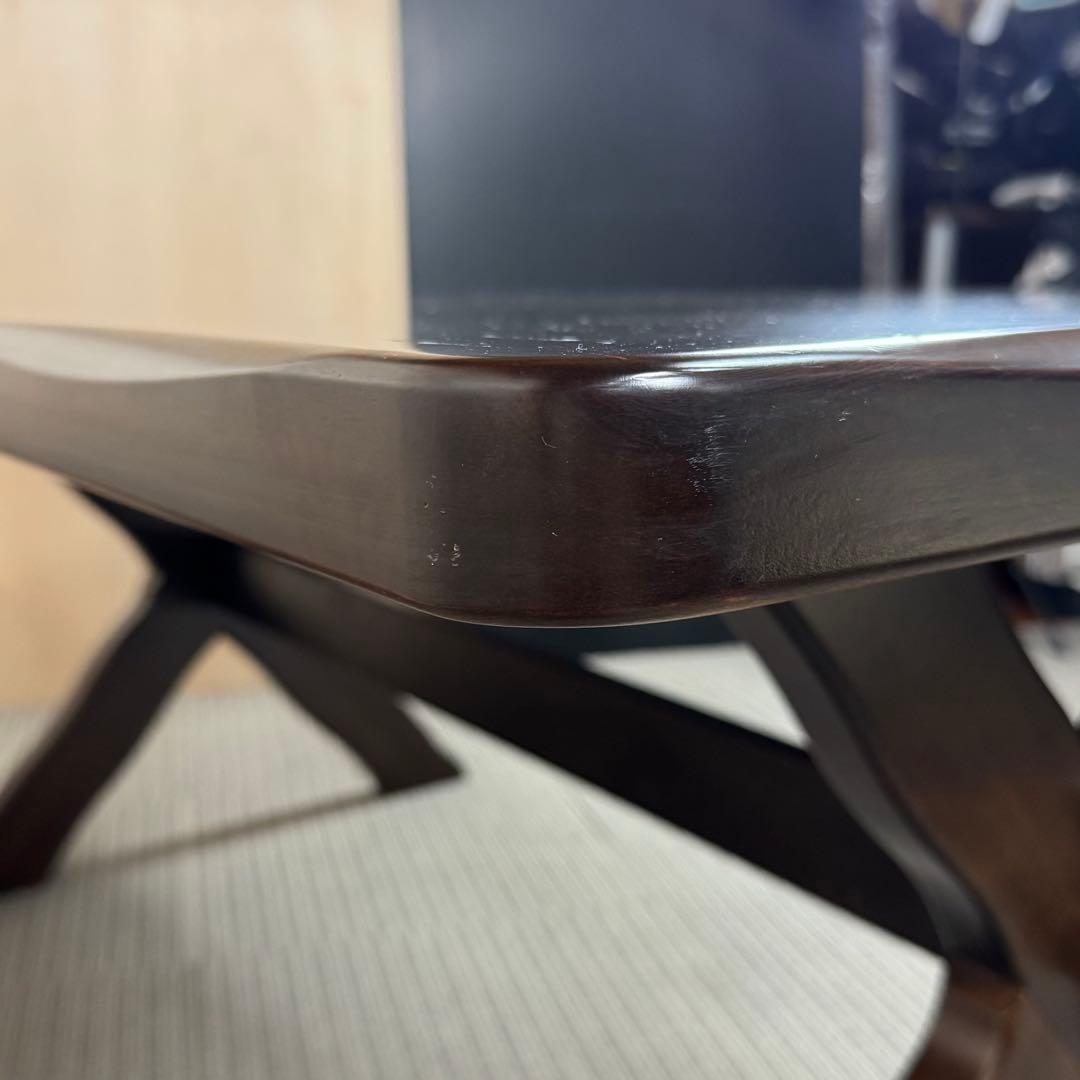 カリモク ルスティック ダイニングテーブル 大 ビンテージ 引き取り値下げ有り