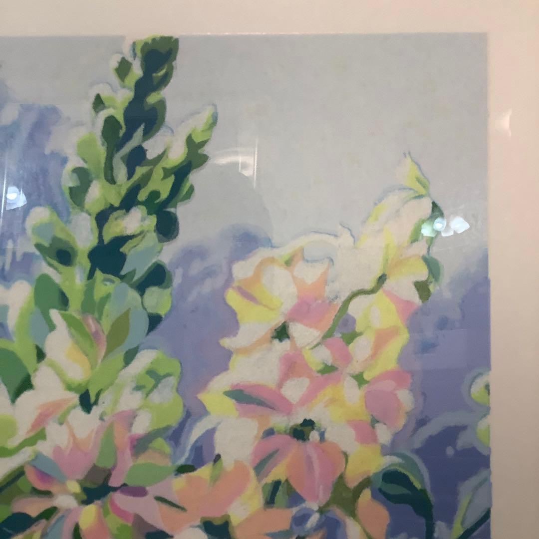 笹倉鉄平　ブルーメンス　シルクスクリーン　版画