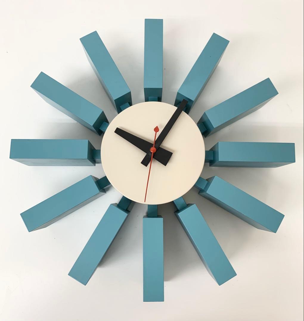 X*5様 ジョージネルソン ウォールクロック ブロッククロック 掛時計 動作品