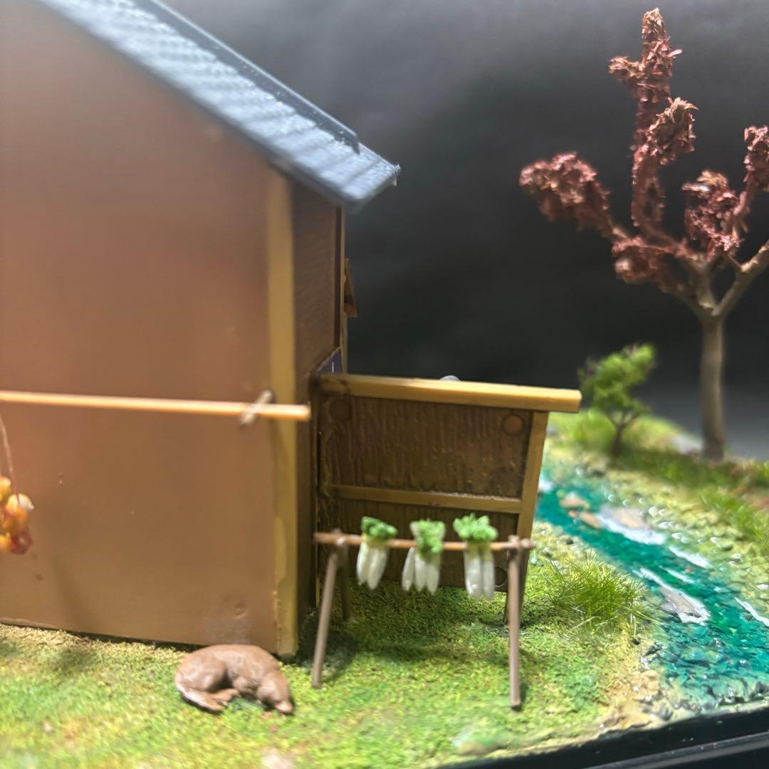 マイクロエース　風物詩　そば屋　完成品　ジオラマ