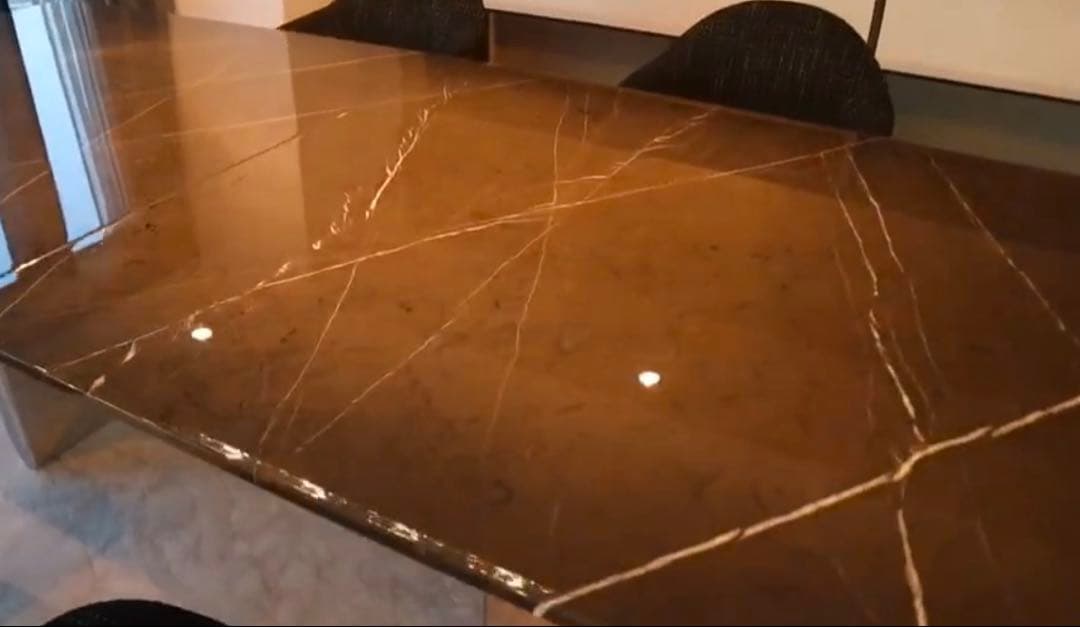 ミノッティ　定価約500万　高級　大理石　テーブル wedge