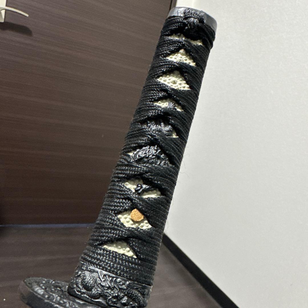 模造刀 黒石目刀 箱付き 中古品