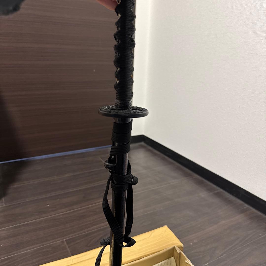 模造刀 黒石目刀 箱付き 中古品