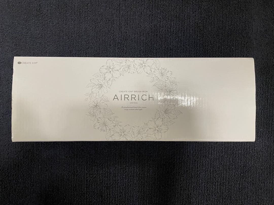 ブラシアイロン　エアリッチ　ヘアアイロン