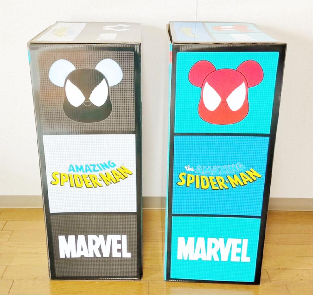 新品 BE@RBRICK SPIDER-MAN 2体セット 1000% 正規品