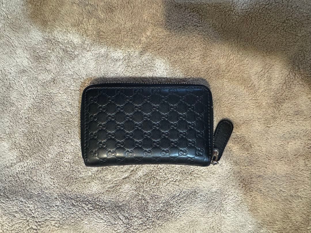 Gucci マイクロシマ ケース ブラック