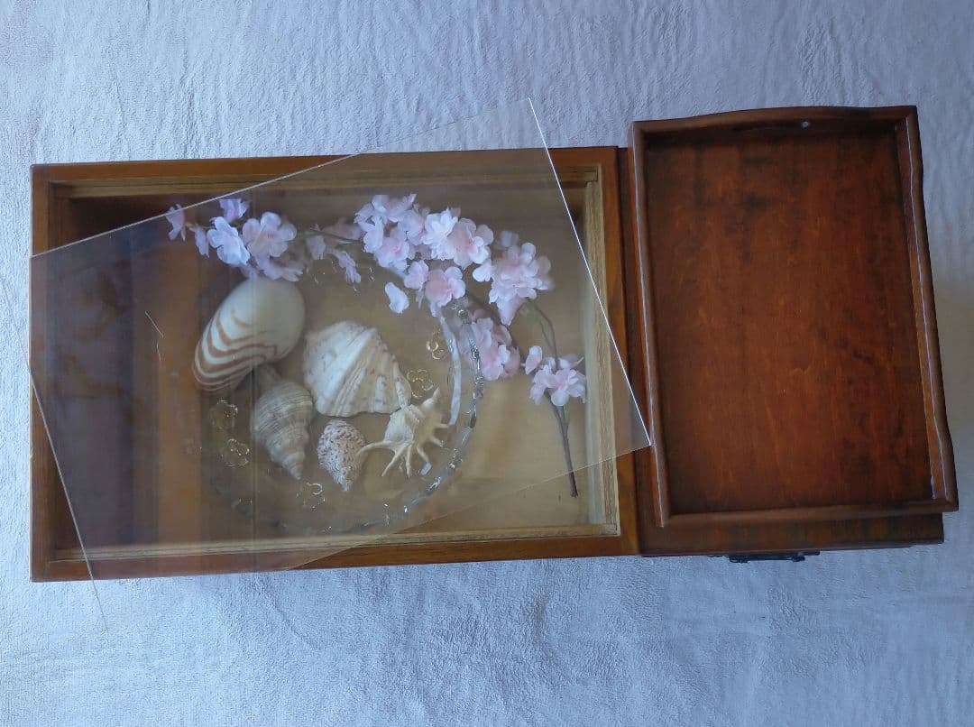 長火鉢風アンティーク和風木製家具 4引き出し