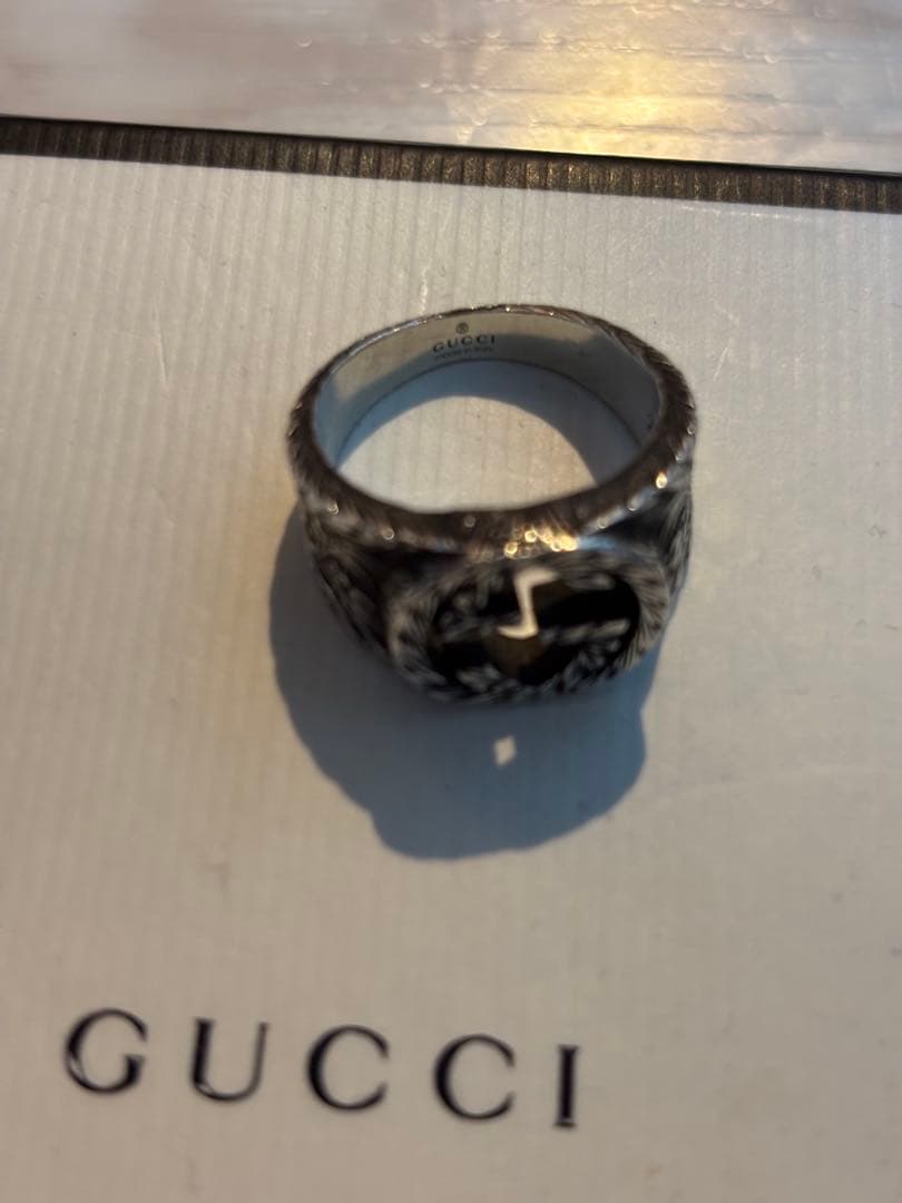 GUCCI インターロッキングGリング サイズ21