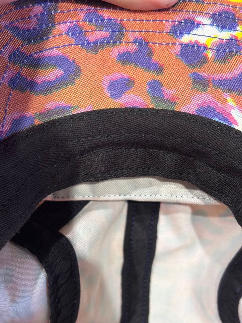 Supreme レオパード柄 キャップ　24FW