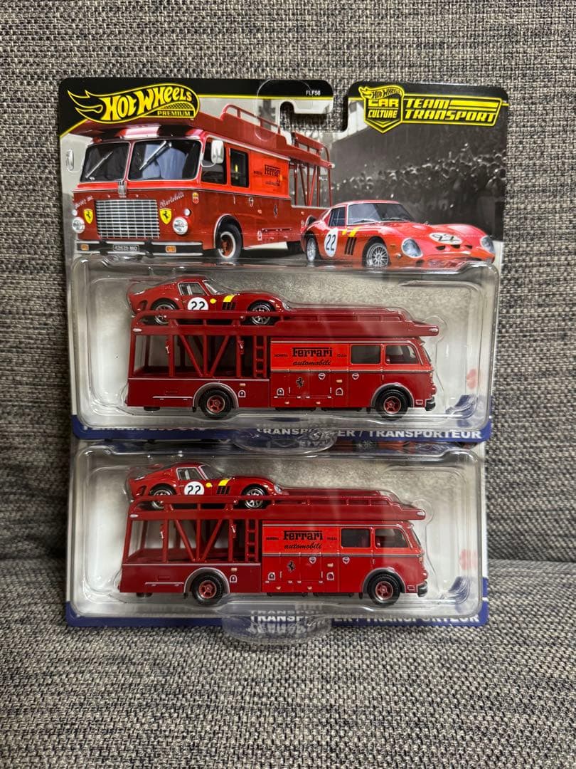 ホットウィール チームトランスポート フェラーリ250GTO＆フィアット2台