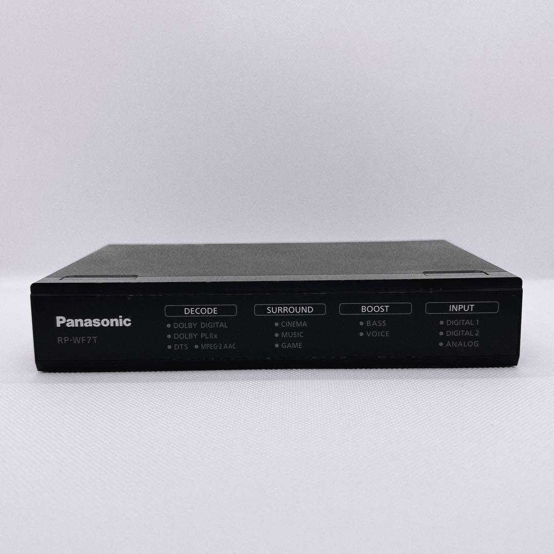 【美品】 Panasonic RP-WF7T パナソニック ワイヤレスヘッドホン