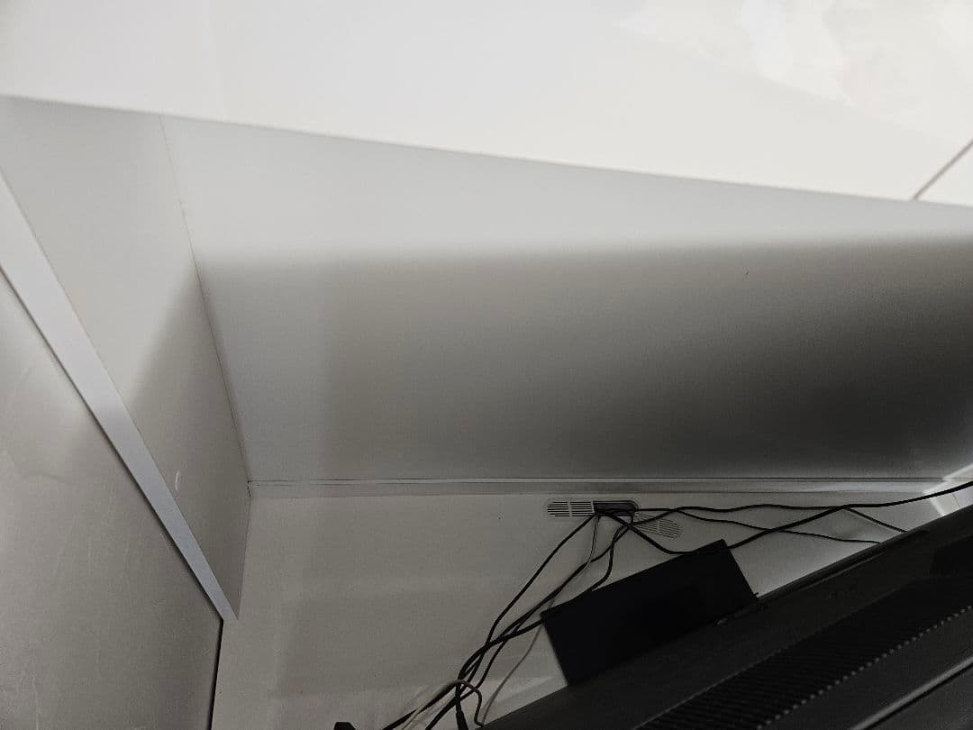 【美品・送料設置込】ディノス コーナー壁面収納 テレビボード 左壁付け(予備付)