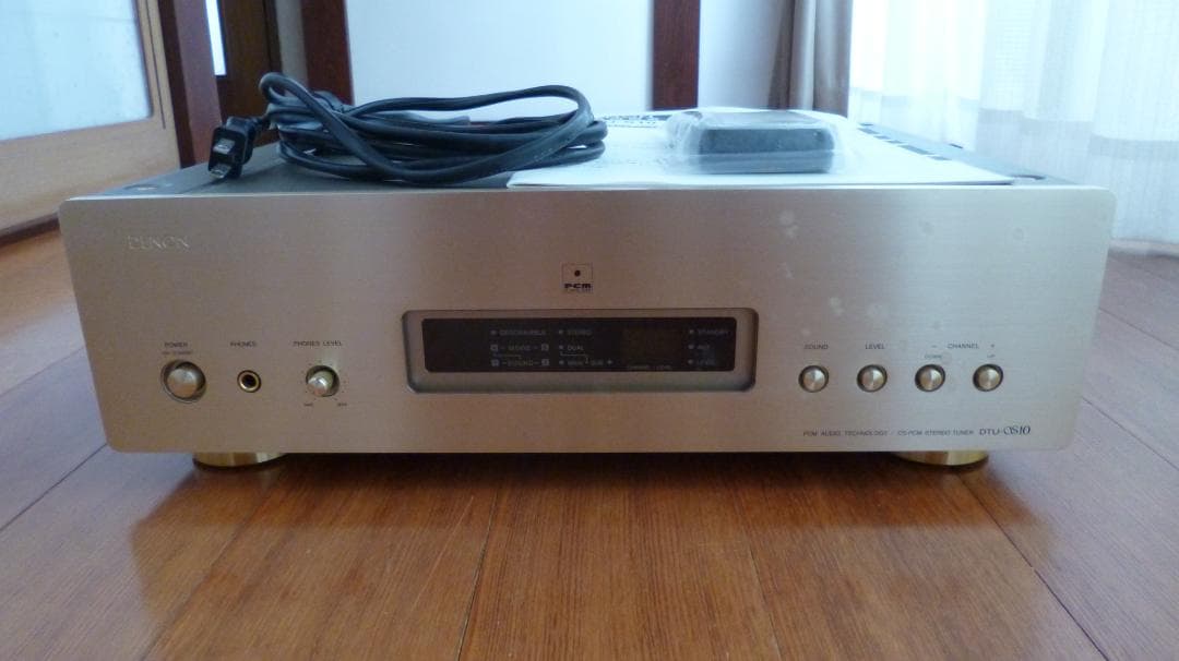 【ジャンク】DENON DTU-S10 CS-PCM ステレオチューナー