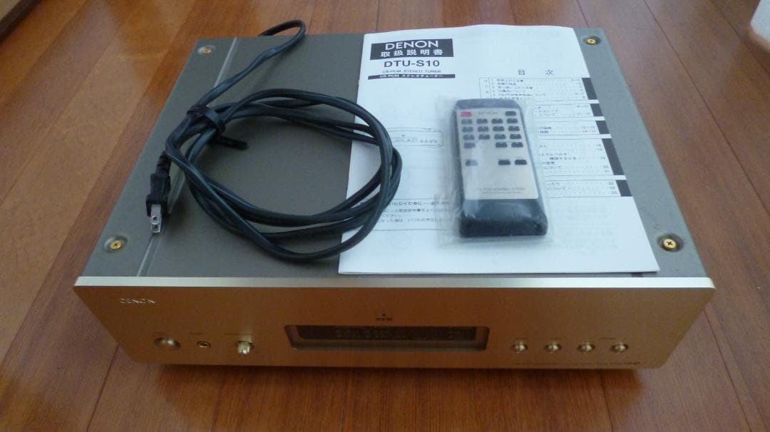 【ジャンク】DENON DTU-S10 CS-PCM ステレオチューナー