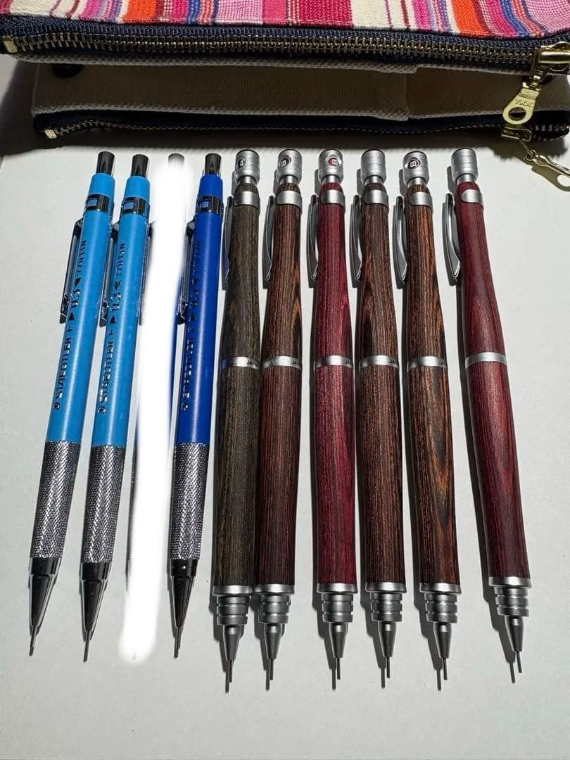 S20 ステッドラー　ラダイト　文房具　ペンケース　定価2万　木軸　シャーペン