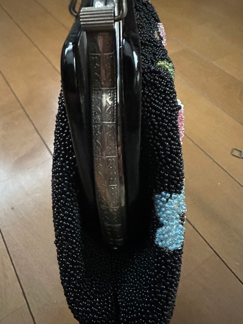 花柄ビーズ刺繍　ハンドバック　和装／洋装　小物