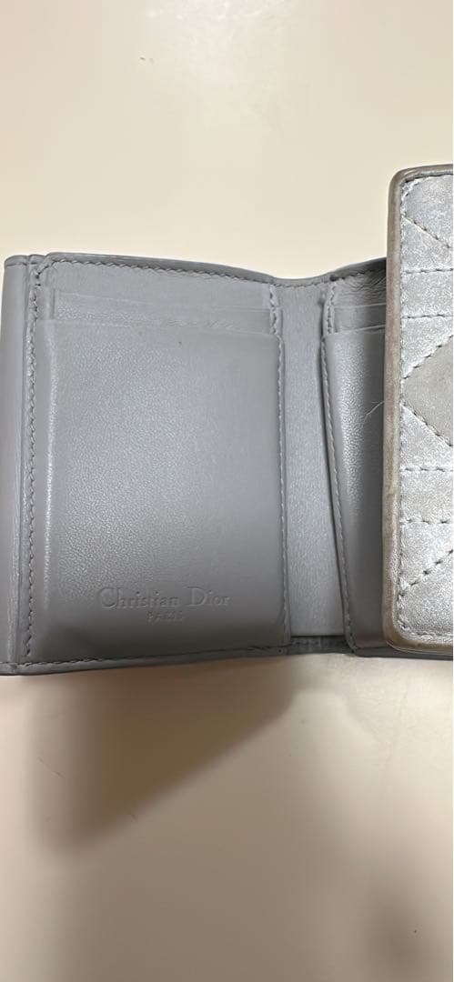 危*知様 DIOR ❤️キルティング　三つ折り財布