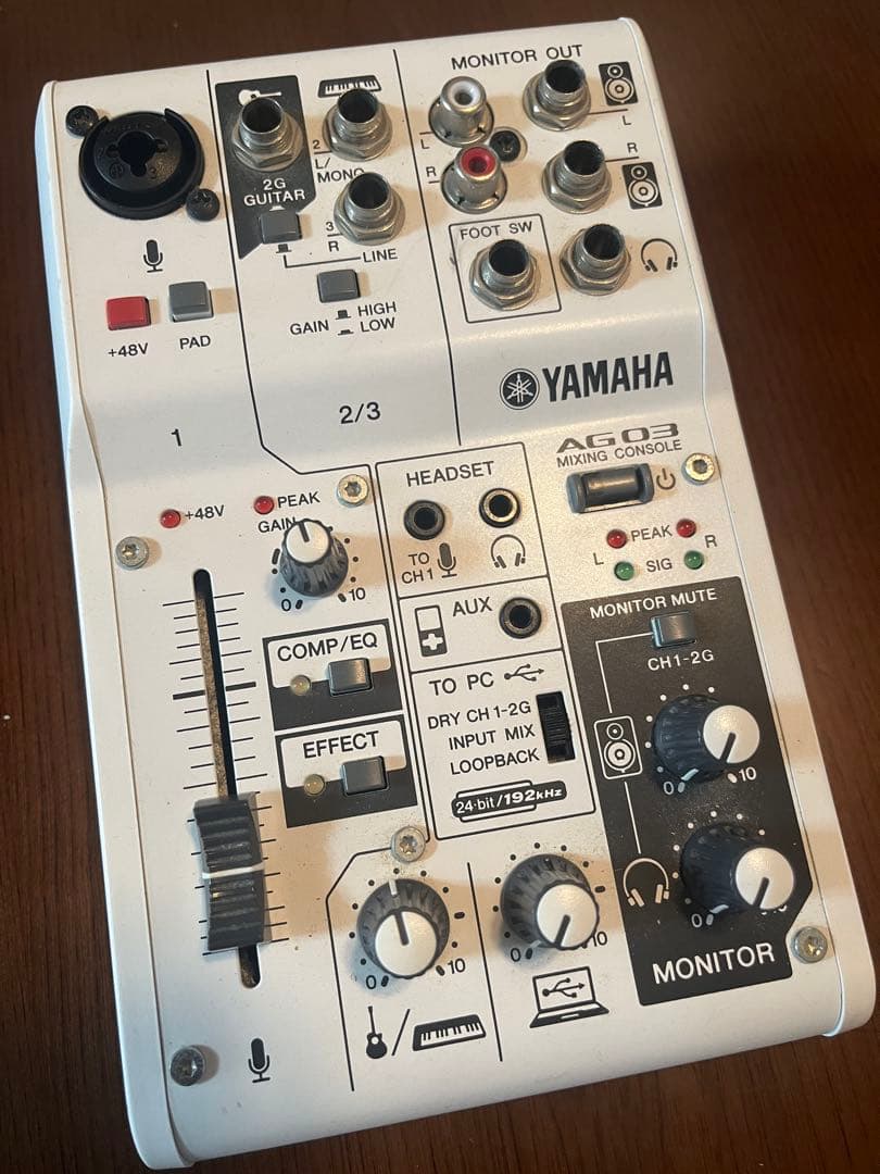 YAMAHA AG03（美品）動作品・AG06箱＆付属品付き