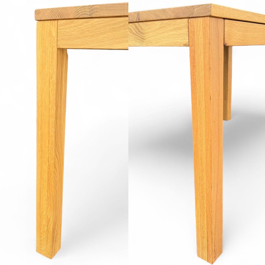 【美品】無印良品 MUJI 140cm ダイニングテーブル 引出付 2021年