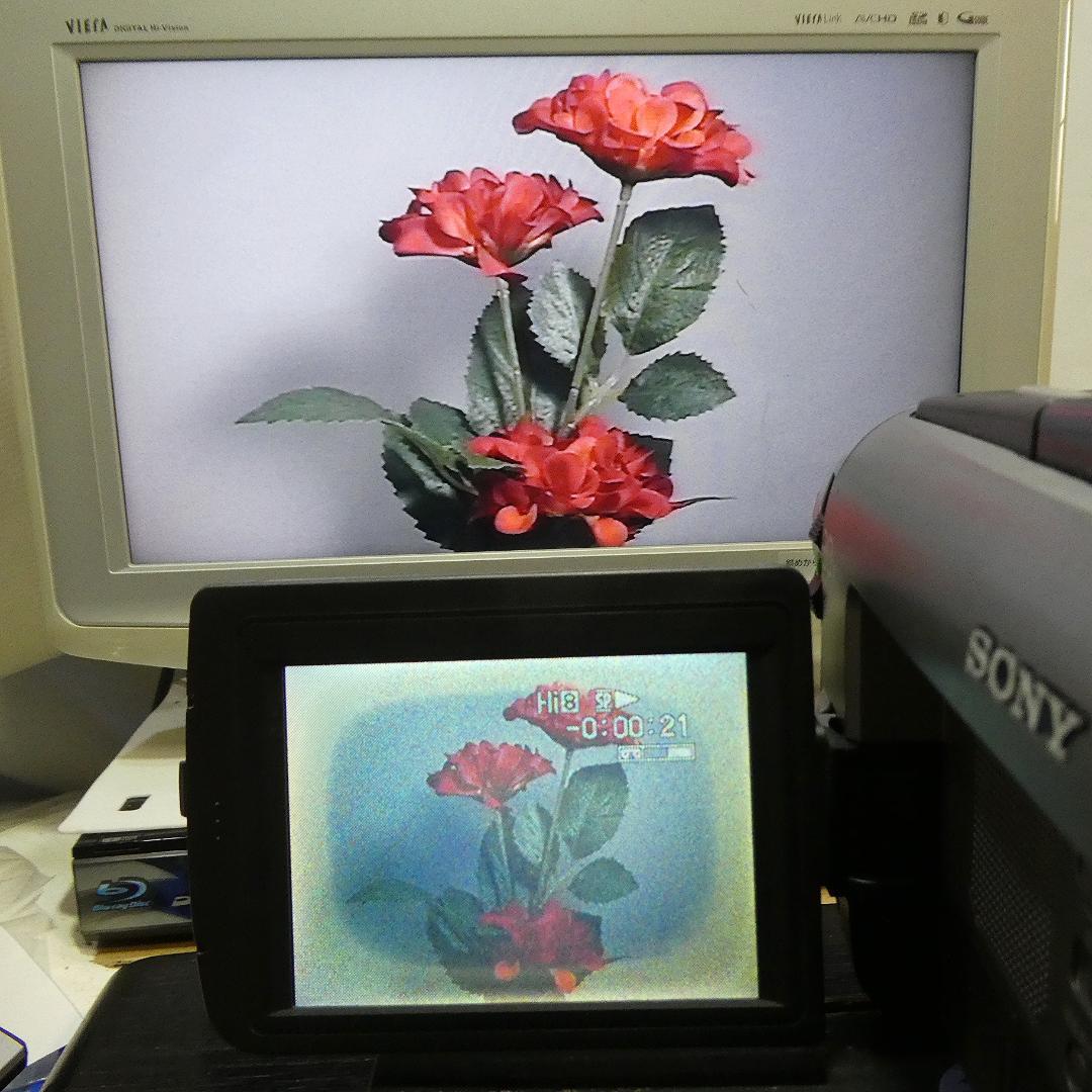 動作良好ソニー CCD-TRV92 VideoHi8ビデオカメラ DVD化に最適