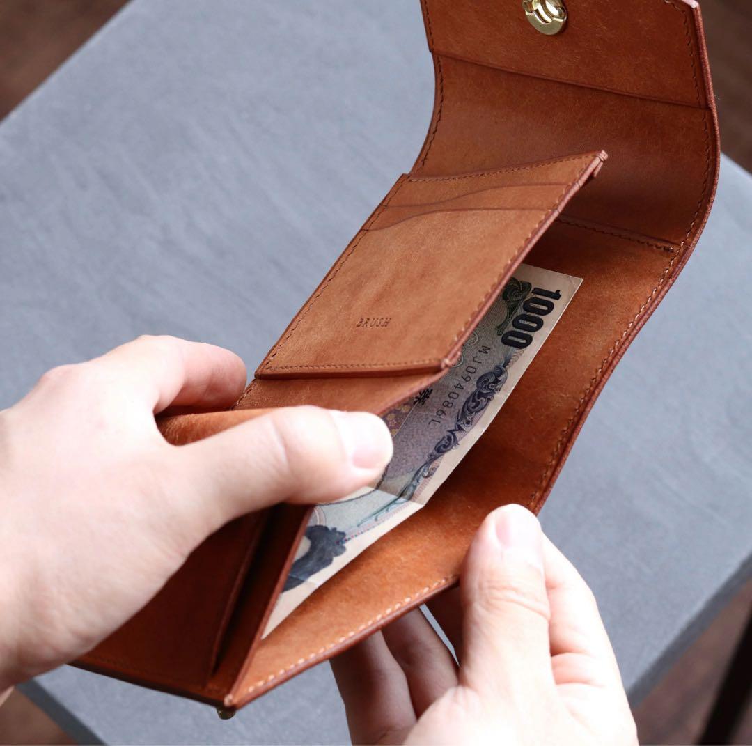 ミニウォレット / マルゴー【Ricco mini】　Brown（ブラウン）新品