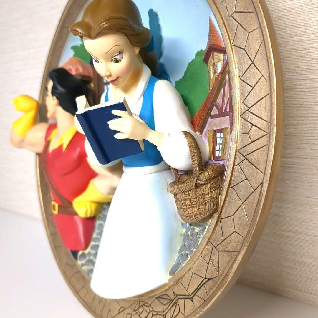 美女と野獣 3Dレリーフプレート ディズニーストア