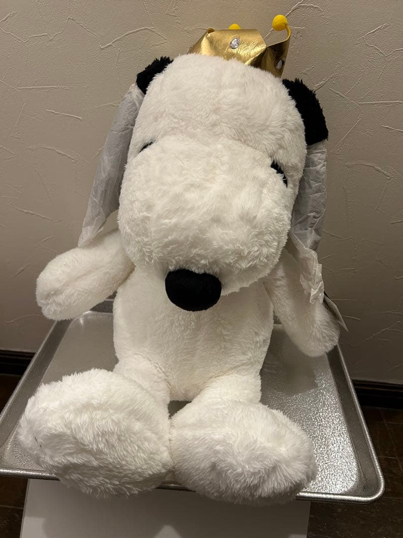 ［数量限定］PEANUTS× PLAZA スヌーピー　クラウン　ぬいぐるみ