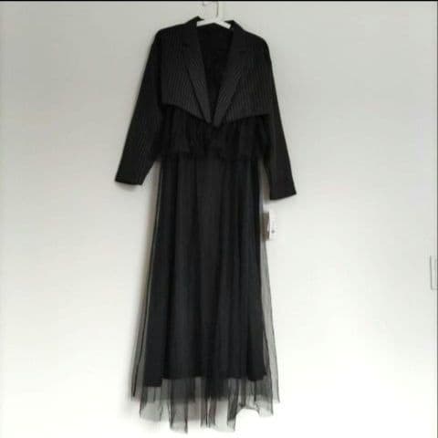 【et.UNiVER】3点セット チュールキャミワンピ ＆ ジャケット 結婚式