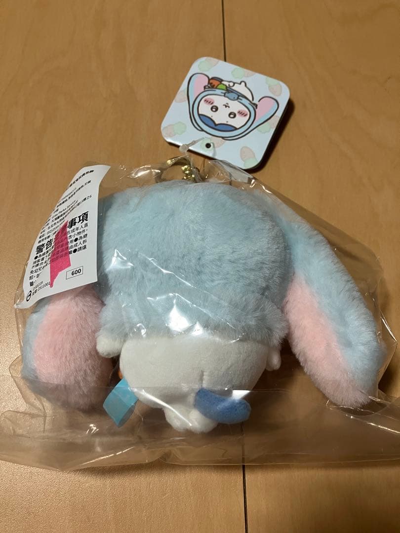 台湾ちいかわ・ハチワレ ロップイヤーなぬいぐるみ3点、紙袋・シール付き