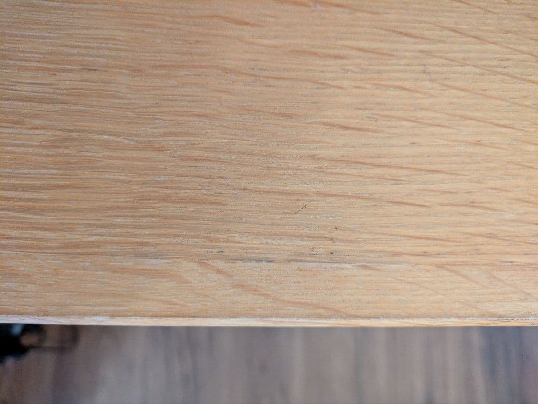 無印良品　オーク材キャビネット・ガラス扉（引戸）