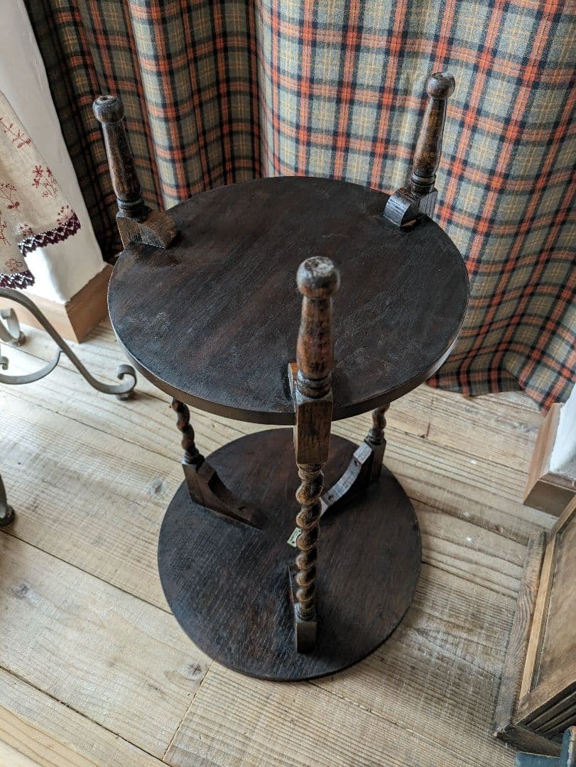 希少　アンティーク　3本脚　サイドテーブル　オケージョナル