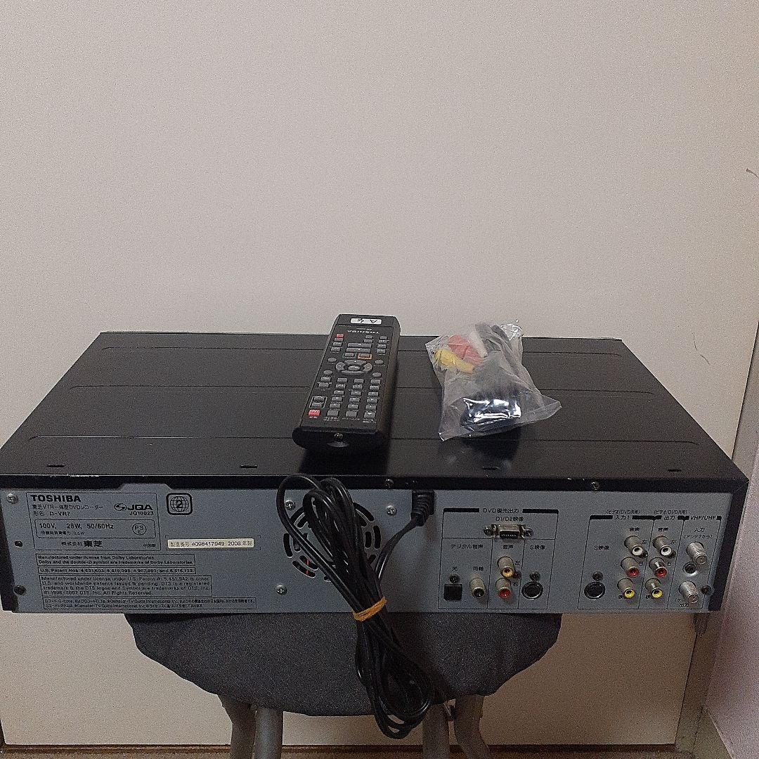 A4　TOSHIBA ビデオ一体型DVDレコーダー D-VR7　動作確認済み