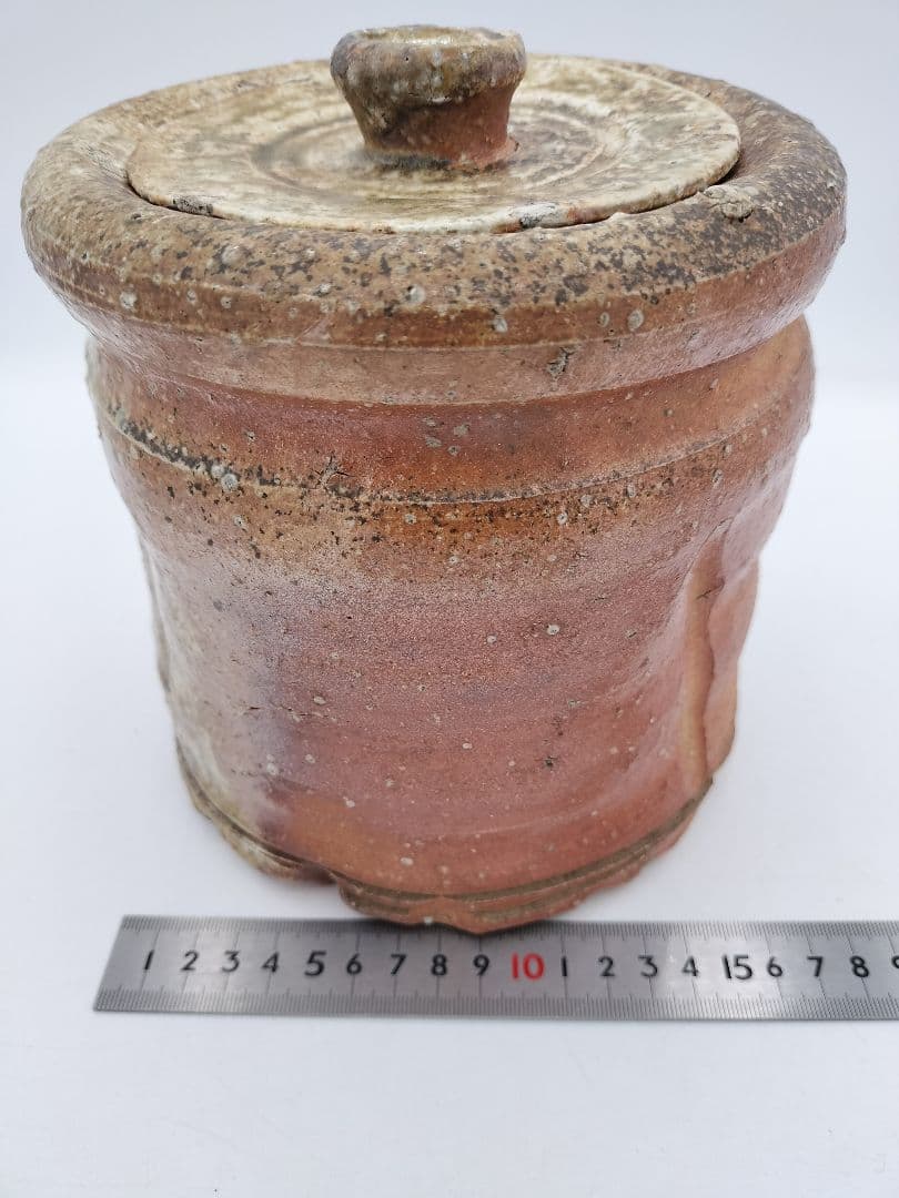 c507 信楽水指 高橋楽斉 木箱 茶道具 古物